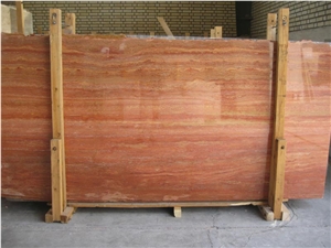 Persian Red Travertine Slabs & Tiles, Soraya