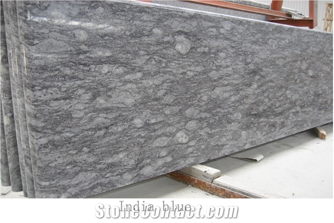 India Blue Granite Countertop Pre Fabricated Granite Countertop