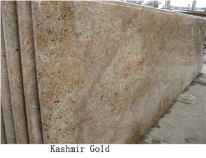 Kashmir Gold Granite Countertop, India Granite Pre-Fabricated Countertop