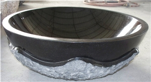 Shanxi Black Stone Basin, Stone Sink, Shanxi Black Granite Sinks