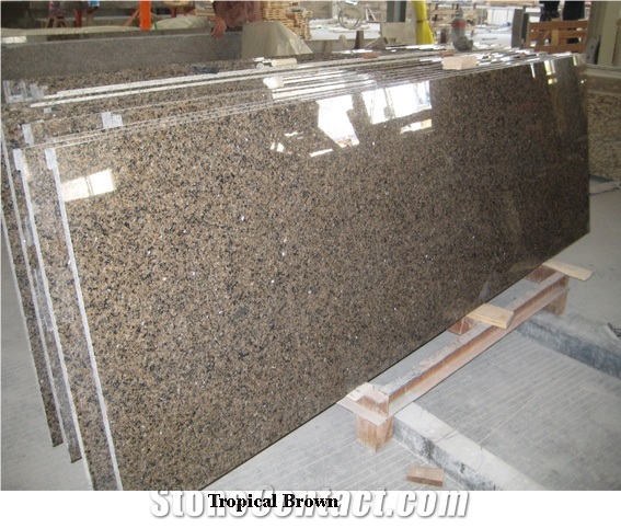 Tropical Brown Granite Countertop, Kitchen Countertop