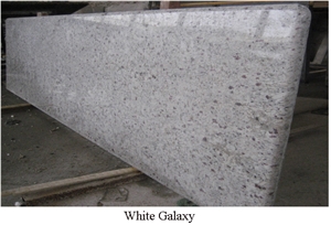 White Galaxy Granite Countertop, India Granite Countertop, Pre-Cut Countertop