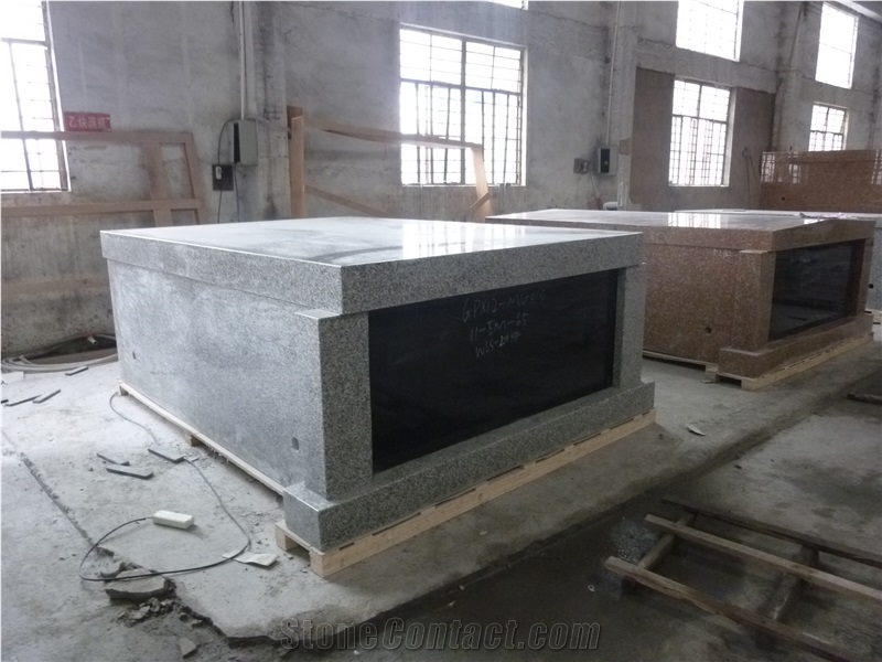 G603 Grey Granite Mausoleum & Columbarium