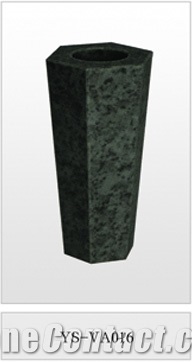 Shanxi Black Granite Vase