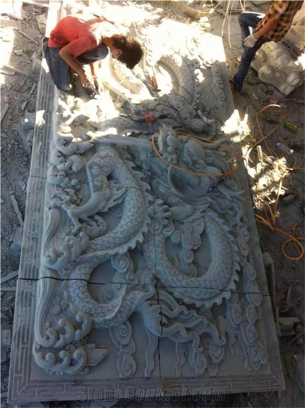 Chinese Traditional Granite Relief