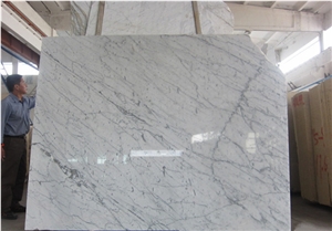 Italian Carara White Marble Slabs Factory Price, Italy White Marble