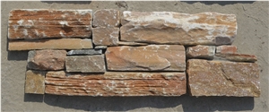 Beige Slate Cultured Stone-Cement Based Ledge Stone Panel, P014 Beige Slate Cultured Stone