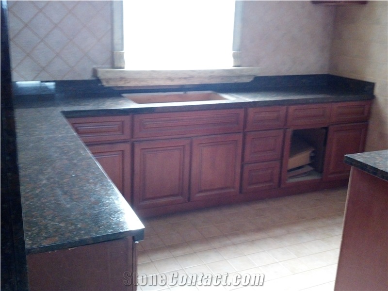 Blue Pearl Kitchen Countertop , Granite Countertop