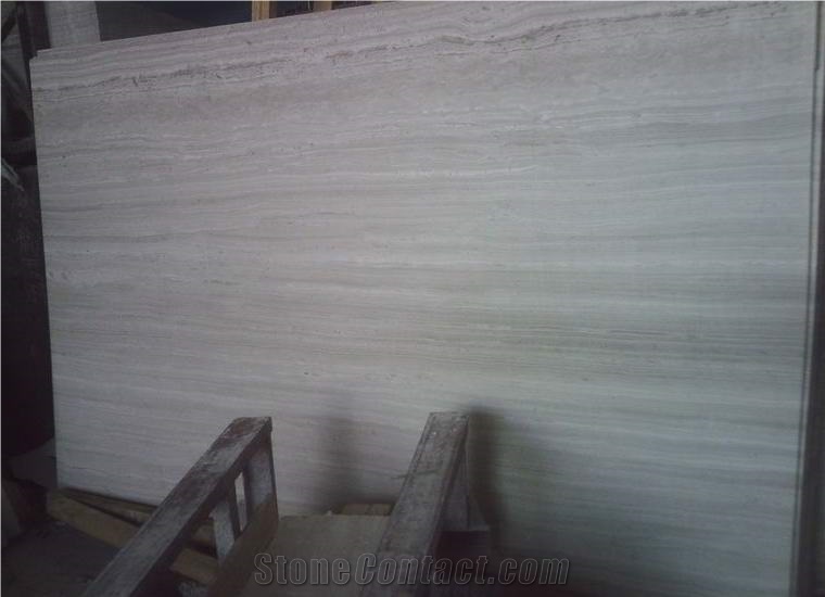 Chinese White Guizhou Wooden Vein Marble
