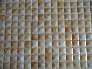 Honey Onyx Mosaic, Bread Surface Mosaic
