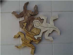 Escher Waterjet Mosaics