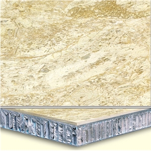 Welest Perlato Svevo Beige Composit Marble Tile,Honeycomb Marble Panel,Cmh001