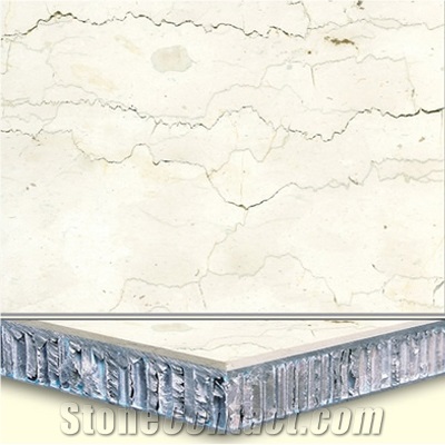 Welest Perlino Bianco Composit Marble Tile,Honeycomb Marble Panel,Cmh007