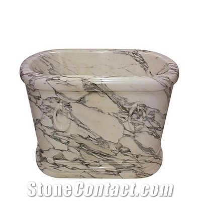Wellest Arabescato Corchia White Marble Bathtub,Natural Stone Bathtub,Natural Marble Bathtub,Sbt009