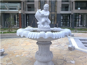 Wellest Exterior Water Spray G602 Grey Granite Fountain,Garden Fountain,Carved Sculpture Fountain,Sfb016