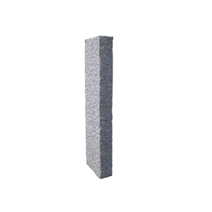 Wellest G603 Luner Pearl Grey Granite Palisade,Rough Picked Pineapple Surface, Exterior Garden Stone, Landscape Stone Fence,Wp003