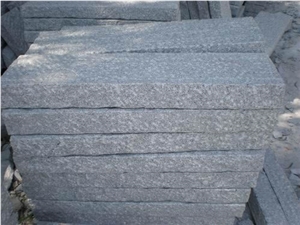 Wellest G603 Luner Pearl Grey Granite Palisade,Rough Picked Pineapple Surface, Exterior Garden Stone, Landscape Stone Fence,Wp015