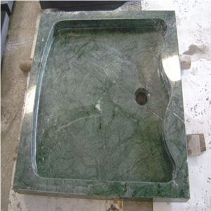 Wellest Green Marble Square Shower Base & Shower Tray,Bath Accessories,Svs009