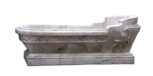 Wellest Grey Marble Bathtub,Natural Stone Bathtub,Natural Marble Bathtub,Sbt018