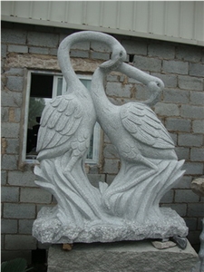 Wellest Iconology & Animal Sculpture & Statue, Handcarved Swan Sculpture,Natural Stone Carving,Scs004