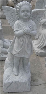 Wellest Iconology Sculpture & Statue, Handcarved Angel Sculpture,Natural Stone Carving,Sis013