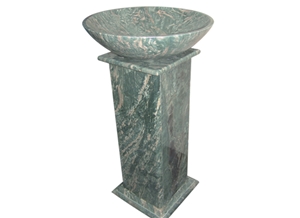 Wellest Imperial Green Granite Basin & Sink, Standing Stone Sink & Bowl, Sss009