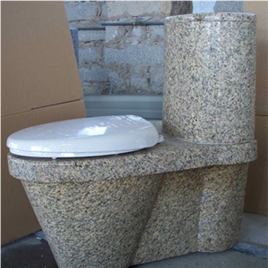 Wellest Tiger Skin Yellow Granite Toilet Bowl,Stone Closes Tool,Toilet Sets,Bathroom Accessories, Stb009