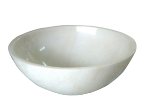 Wellest White Jade Marble Basin & Sink,Round Bathroom Stone Sink & Bowl,Ss025