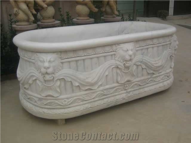 Wellest White Jade,White Marble Bathtub,Natural Stone Bathtub,Natural Marble Bathtub,Sbt017