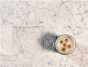 Bianco Carrara Marble Polished Tiles