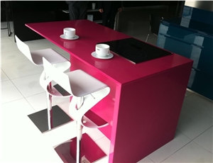 Engineered Pink Quartz Countertops
