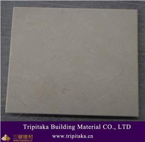 Natural Beige Color Marble Crema Marfil Tiles Factory Price
