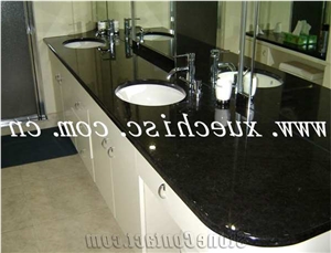 Hot Sale Shanxi Black Granite Bath Countertops