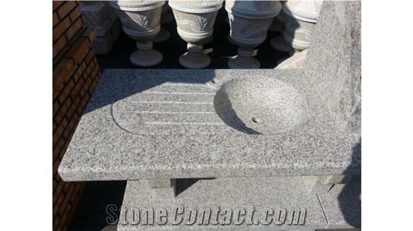 Barbeque Granite and Sink Ref. Bc1100pg - Outdoor Fireplace