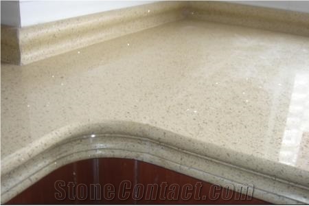 Giga Stone Faux Countertops Beige Quartz Kitchen Countertops