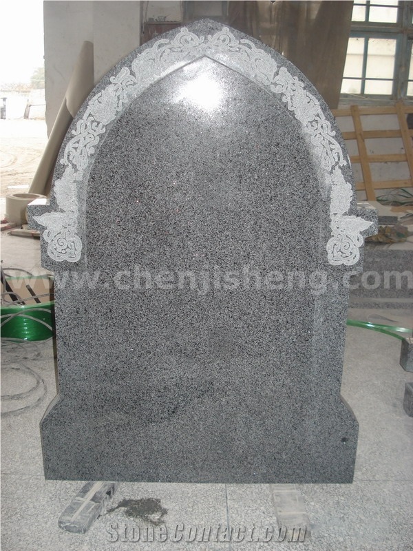 Granite European Style Monument Memorials Stone Headstone Granite Tombstone