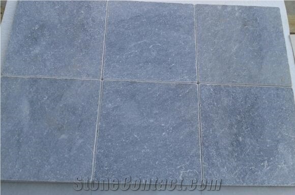 Smoky Marble Slabs & Tiles, Turkey Blue Marble