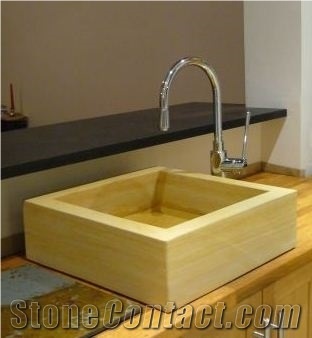 China Yellow Sandstone Sinks,Yellow Sandstone Bathroom Sinks,Yellow Sandstone Wash Basins from China