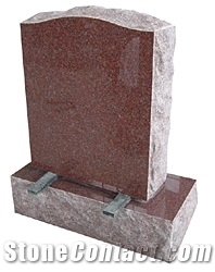 G664 Granite Gravestone, Red Granite Monuments,G664 Red Granite Style Monument