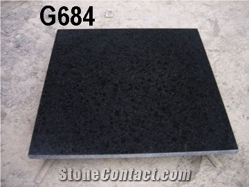 G684 Black Granite Polished Kitchen Countertop,G684 Pure Black Granite Kitchen Countertops,Beautiful G684 Black Granite Kitchen Countertops