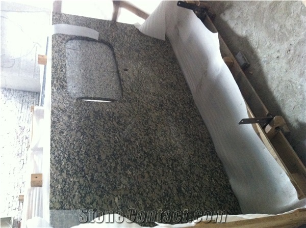 Golden Fiorito Granite Kithen Countertops, Yellow Granite Countertops,New Golden Fiorito Granite Kitchen Countertops
