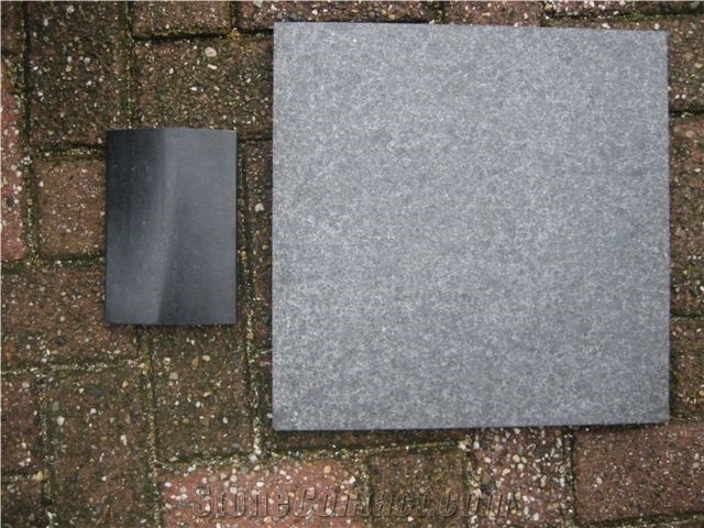 Black Granite Slabs & Tiles, G684 Black Basalt Slabs & Tiles