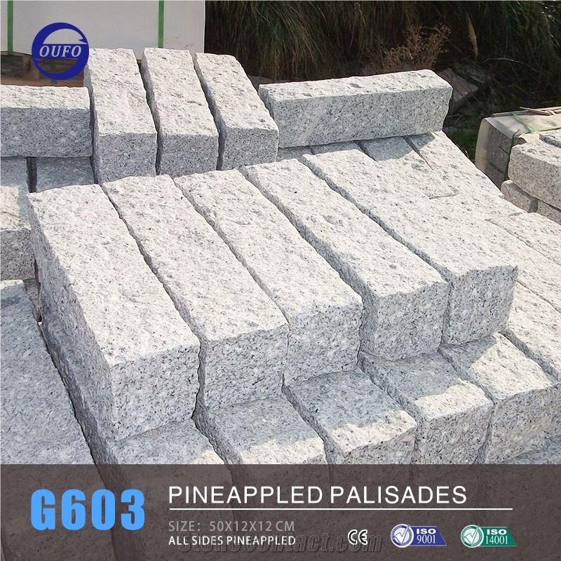 G603 Granite Palisade, Grey Granite Palisade