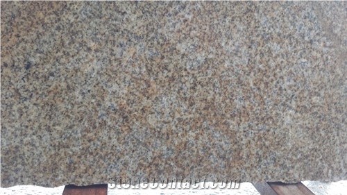 Shandong Rust Stone Slabs & Tiles, China Yellow Granite