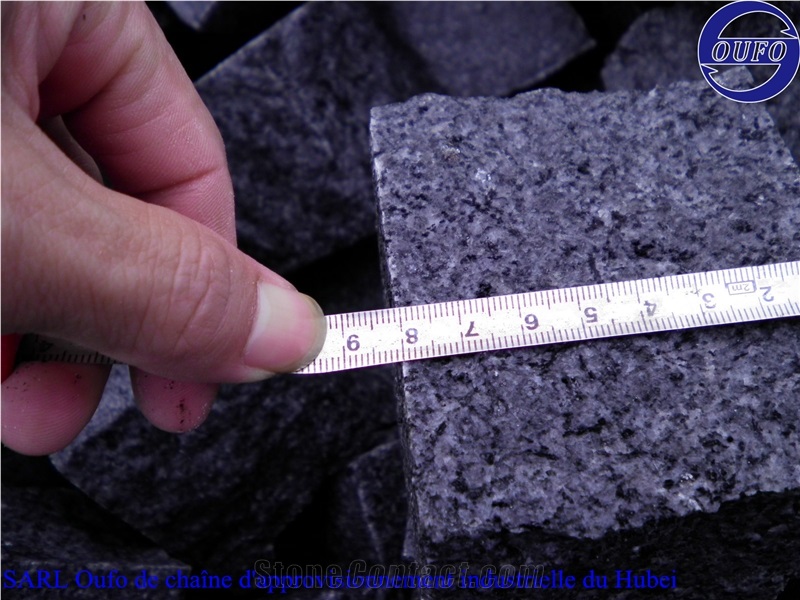 G654 Cubes, China Dark Grey Granite Cubes