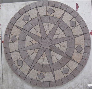 Eight-Pointed Star Mosaic Pavers