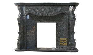 Wz-F-002, Grey Granite Fireplace