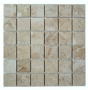 Cappucino Mosaics, Beige Marble Mosaics