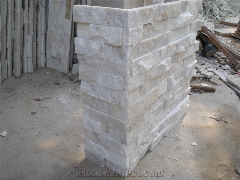 Chinese Beige Ledgestone Wall Corver, Cultured Wall Cladding,Veneers