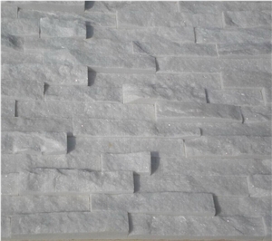 Hot-Selling! Natural Cultured Wall Tile,Quartzite Ledge Stone Wall Cladding,Pure White Veneer